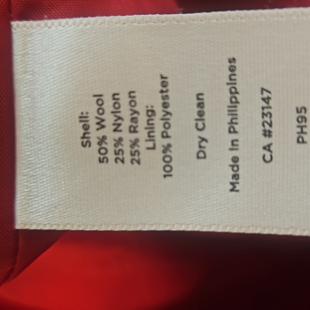 👗TALBOTS RED AND WHITE PENCIL SKIRT👗 - Picture 7 of 7